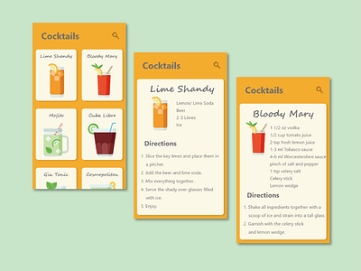 Daily UI #040 - Recipe