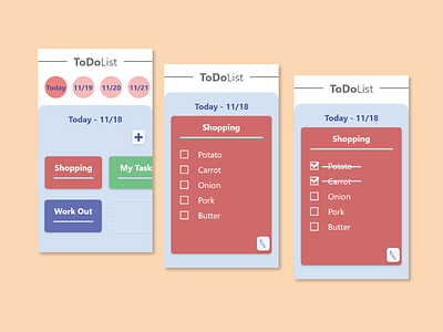 Daily UI #042 - ToDo List