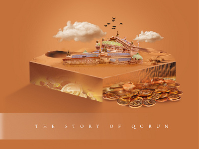 THE STORY OF QORUN design digital imaging photoshop poster design