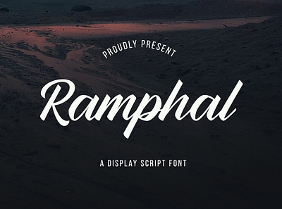 Ramphal Font branding design display display typeface font design font family handwritten illustration lettering logo tittle typography