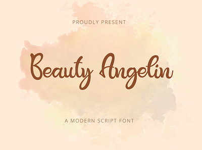 Beauty Angelin alphabet art background design display typeface font handmade handwritten letter lettering letters logo modern quote script symbol type typeface typography vector