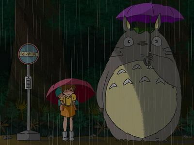 Totoro Illustration Art