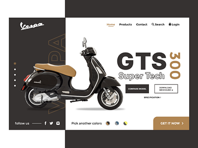 Sample Landing Page - Vespa GTS