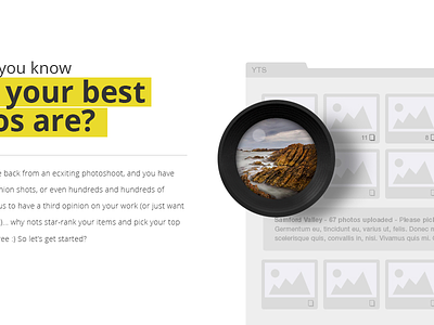 YTS - Your Top Shots digital startup ui ux web webdesign website