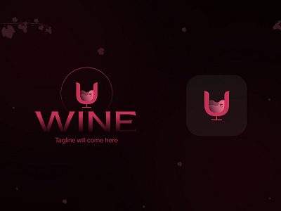 Wine LOGO logo ui wine wine logo