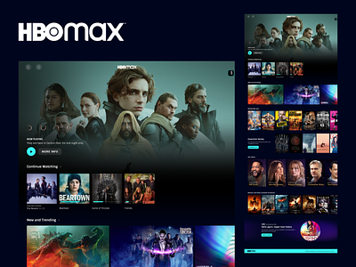 HBO Max Landing Page With Login View hbo hbo max movies web series