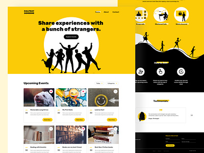 Yellow Website designs, themes, templates and downloadable graphic elements  on Dribbble