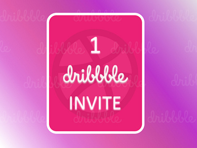 Dribbble Invite