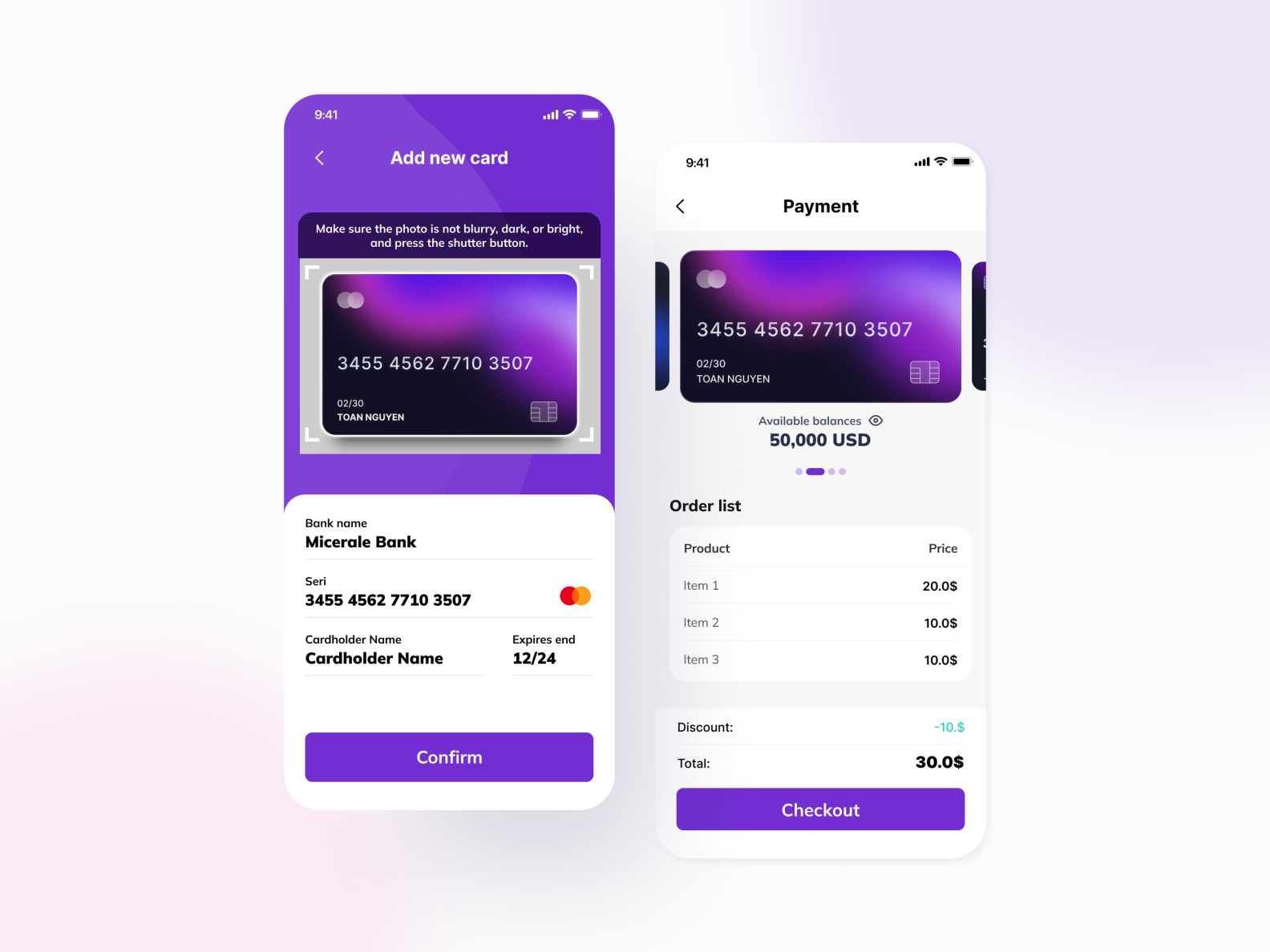 Daily UI 002 - Checkout by Toan Nguyen on Dribbble