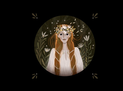 Spring Goddesses character design dark art design fairy fairytale illustration nature ostara pagan spiritual wicca witch witchcraft