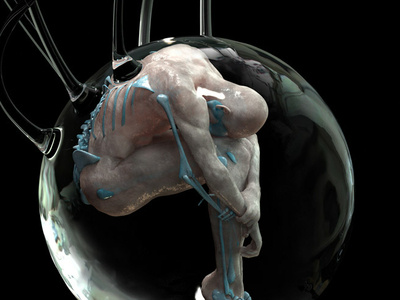 Embryo III 3d embryo figure poser science fiction