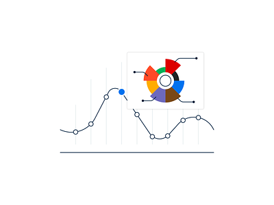 Historical Data brooklyn ny chart data exploded graph historical history illustration inventory line marketing pie chart point product simple site ui ux visualization website