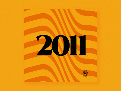 2011 Single 2011 album bashful brooklyn nyc cover digital dwarf illustration illustrator music musician orange photoshop singer single song spotify typography wavy yellow