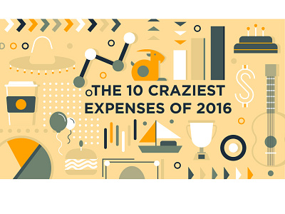 10 Craziest Expenses 2016 birthday cake burger coffee craziest expenses goat and rabbit guitar money sail boat sombrero trophy