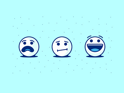 Workday Emotions brooklyn nyc confused frustrated gasp happy icon illustrator ios meh sad smiley face workday emotions