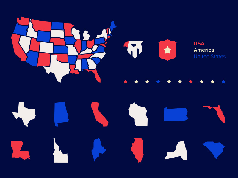 State Icons by Tyler Mays on Dribbble
