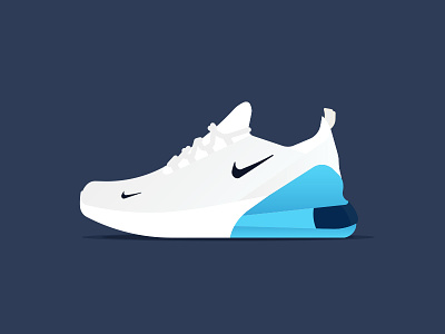 Nike Airmax 270 270 air max brooklyn ny color way feel the air footwear illustration lifestyle nike shoe sneaker head white