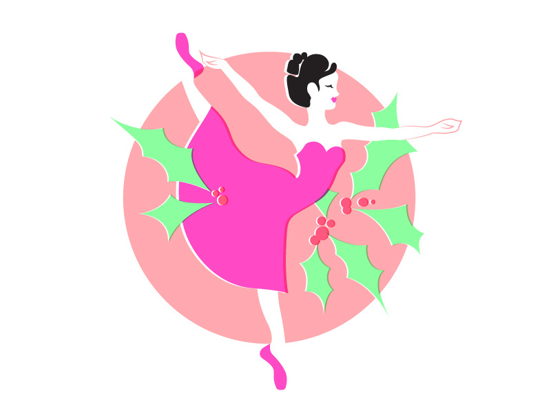 9 Ladies Dancing by Alexandra Doffing on Dribbble