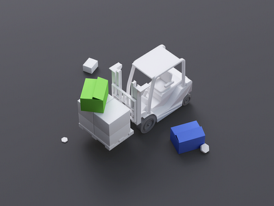 New Products 3d clean illustration isometric minimal products studio ui8