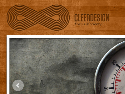 Cleerdesign Homepage V2 web website wood