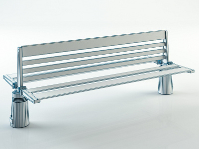 Bench ( clay_render )