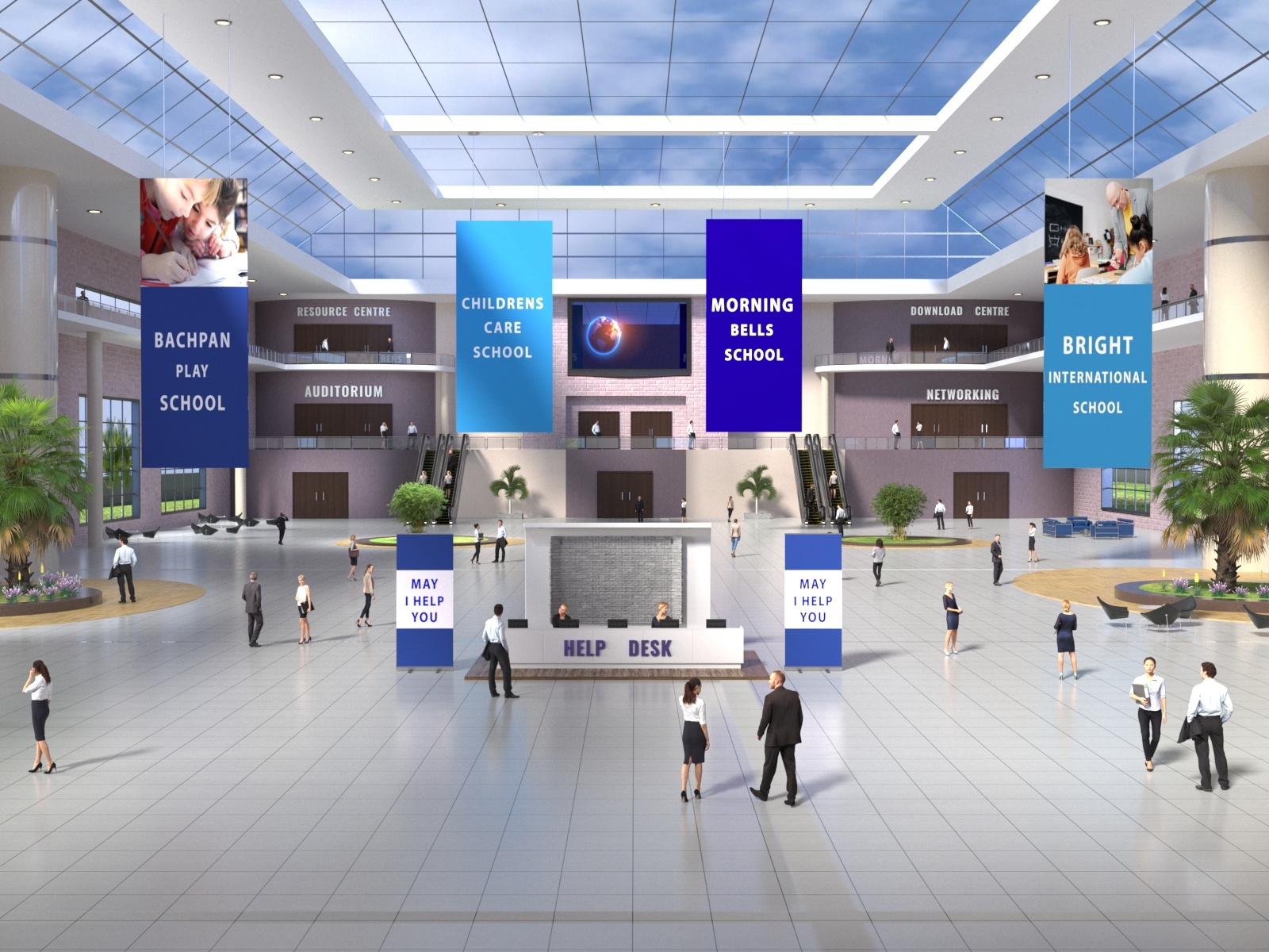 Virtual Business lobby by Nikhil Jadhav on Dribbble