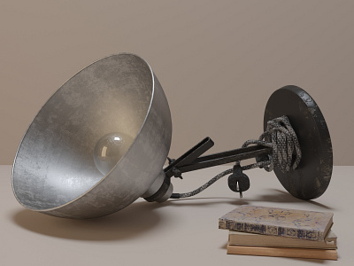 Night Lamp ( retro_feel ) 3d modeling 3d rendering antique retro