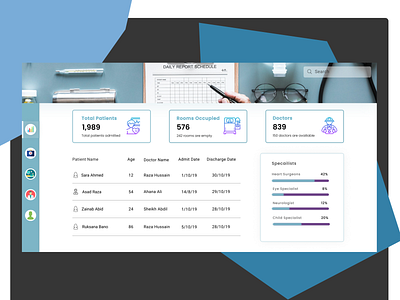 dashboard dashboad health hospital webdesign