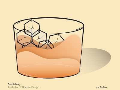 Ice Coffee adobe illustrator brand identity branding branding design dribbble flatdesign icon illustration logo ui