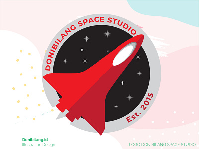 Donibilang Space Studio animation app art brand identity branding design flat flatdesign icon illustration logo ui