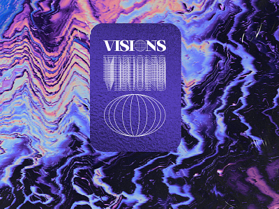 Visions - 2019 Part One compilation artwork 2019 artwork design music playlist psychedelic