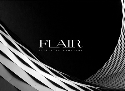 Flair Lifestyle Magazine Logo & Branding brand flair graphic design logo logo design magazine magazine cover publication