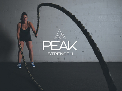 Logo design and branding for Peak Fitness