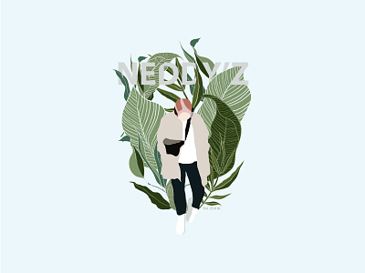 Leaves + Green animation branding design flat illustration illustrator minimal typography ui vector