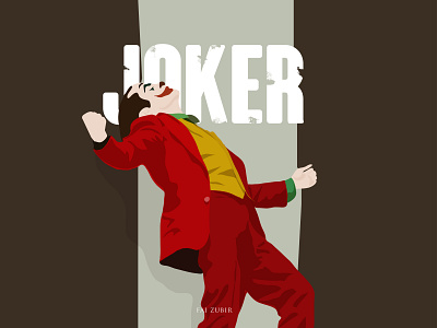 JOKER animation design illustration joker simple design vector