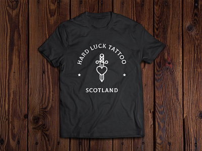 Hard Luck Tattoo | T-Shirt Design branding design icon illustration illustrator logo minimal modern design modern logo typography