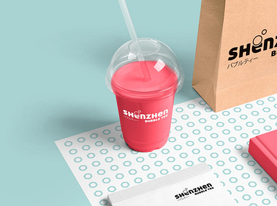 Shezhen Bubble Tea | Mockup branding design icon illustration illustrator logo minimal modern design modern logo vector