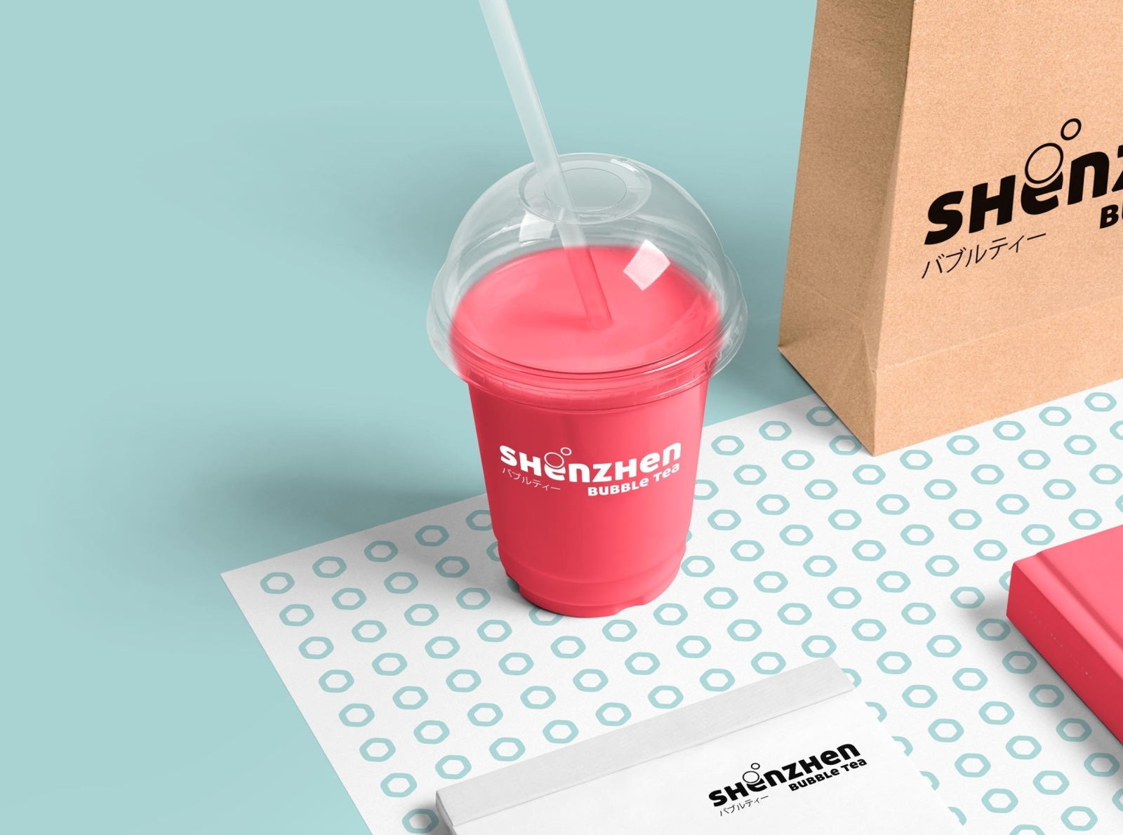 Download Shezhen Bubble Tea | Mockup by Chris Cowley on Dribbble