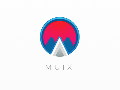 MUIX ALT 3 design future logo music round sketch sleek startup tech