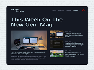 The New Gen Mag - Blog - Magazine