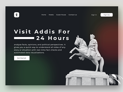 Debay - Landing page concept