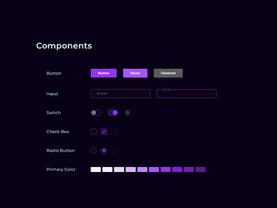 Form Component Design System app concept design pattern system design ui ux