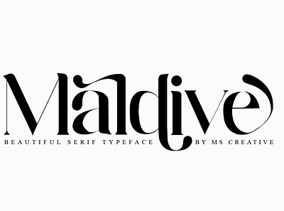 Maldive branding design fashion brand logo photography typography website women