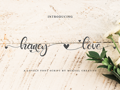 haney love branding design fashion brand girls logo signature font typography ui women