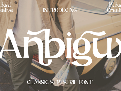 Anbigo fashion brand fashion design logo photography signature font typography ui web