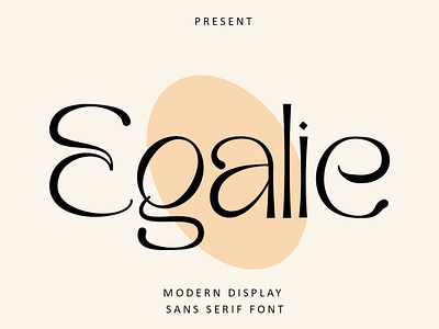 Egalie branding design fashion brand font graphic design logo typography