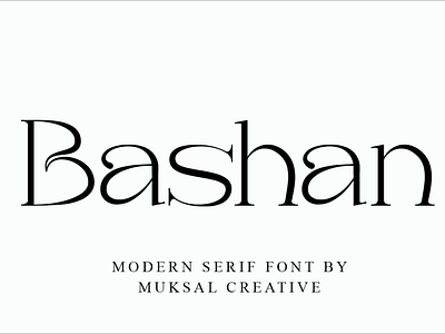 Bashan font magazine