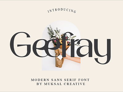 Geefray Font display playful
