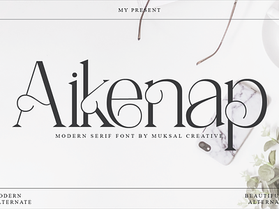 Aikenap Font magazine