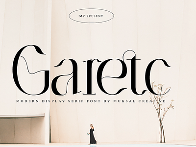 Gaaretc Font fashion invitation